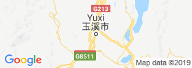 Yuxi map
