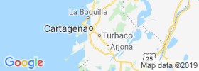 Turbaco map