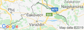 Cakovec map