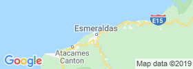 Esmeraldas map
