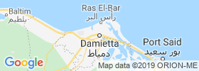 Damietta map