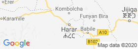 Harar map