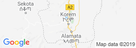 Korem map