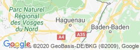 Haguenau map