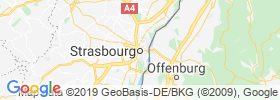 Strasbourg map