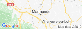 Marmande map