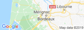 Merignac map