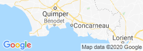 Concarneau map