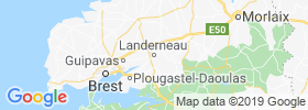 Landerneau map