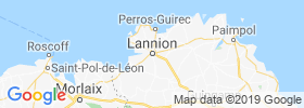 Lannion map