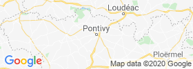 Pontivy map
