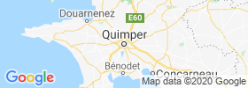 Quimper map