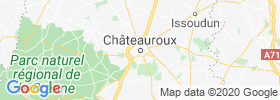 Chateauroux map