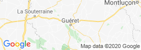 Gueret map