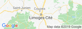 Limoges map