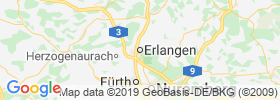 Erlangen map