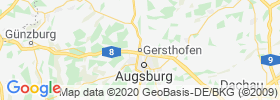 Gersthofen map
