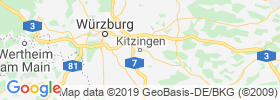 Kitzingen map