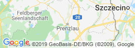 Prenzlau map