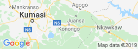 Konongo map
