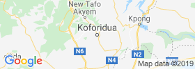 Koforidua map