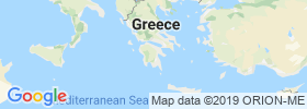 Peloponnese map