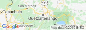 Quetzaltenango map