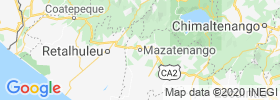 Mazatenango map