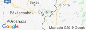 Gyula map