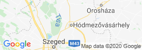 Hodmezovasarhely map