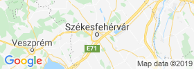 Szekesfehervar map