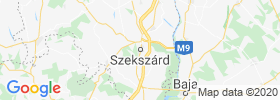 Szekszard map