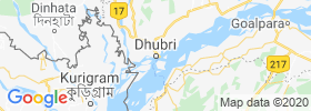 Dhuburi map