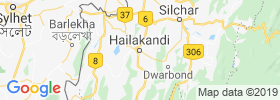 Hailakandi map