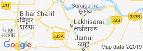 Luckeesarai map