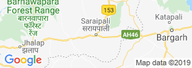 Saraipali map