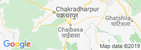 Chaibasa map