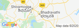 Bhadravati map