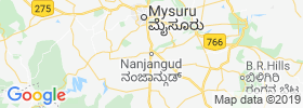 Nanjangud map