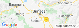 Srinagar map