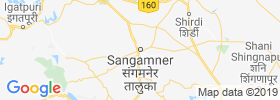 Sangamner map