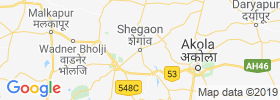 Shegaon map