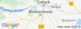 Bhubaneshwar map