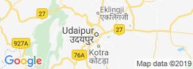 Udaipur map