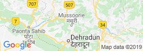 Mussoorie map