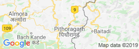 Pithoragarh map