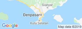 Denpasar map