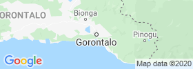 Gorontalo map