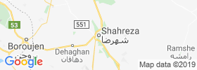 Shahreza map