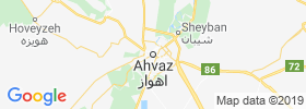 Ahvaz map